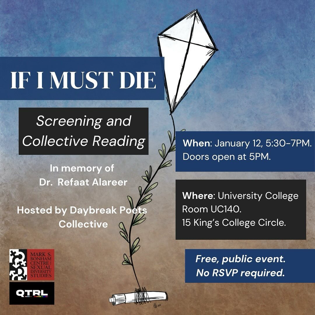 If I Must Die: Screening & Collective Reading