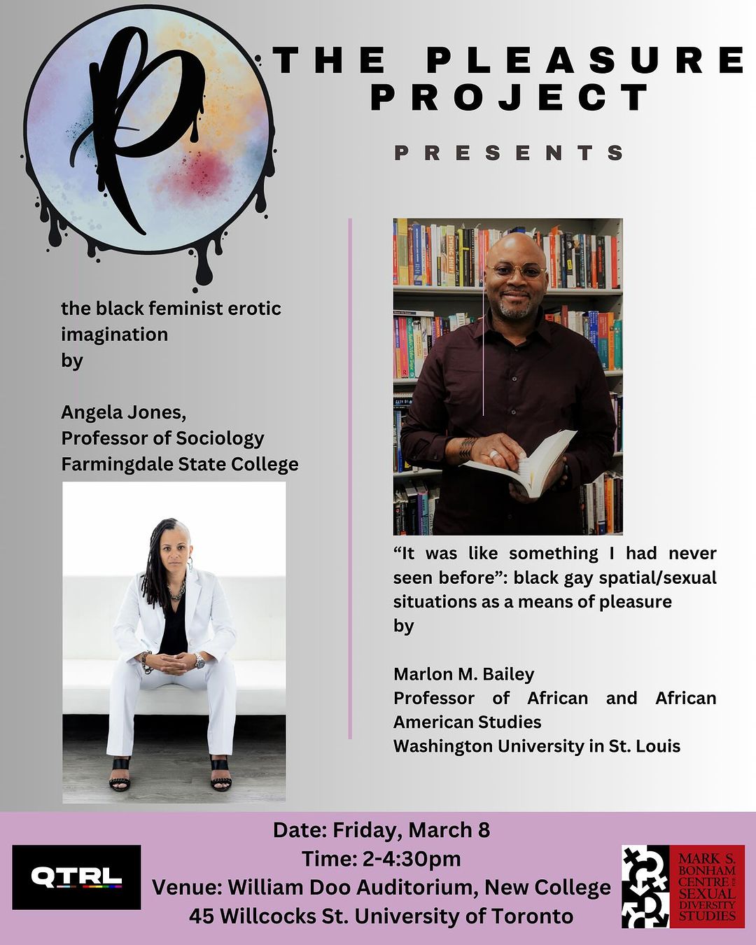 The Pleasure Project: Marlon M Bailey and Angela Jones