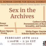 The Sexual Representation Collection Presents: Sex in the Archives with Ariane Cruz and Nguyen Tan Hoang