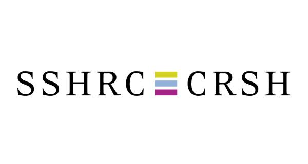 SSHRC Logo that features letters SSHRC and CRSH separated by three different colored bars
