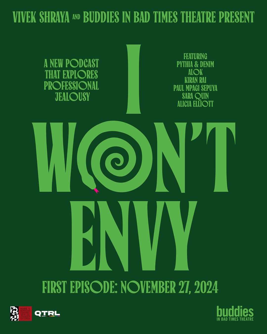 I WON'T ENVY: A podcast by Vivek Shraya