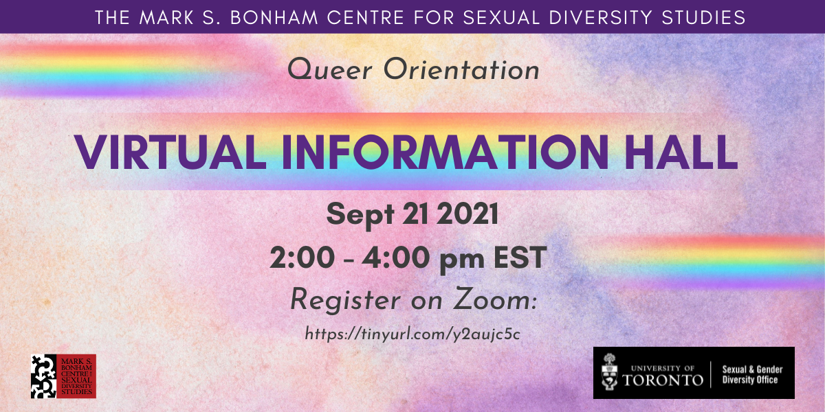 Queer Orientation 2021: Information Hall