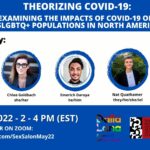 May Sex Salon: Theorizing COVID-19: Examining the Impacts of COVID-19 on 2SLGBTQ+ Populations in North America”.