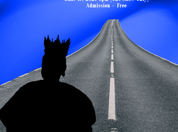 A silhouetted image of Calypso Rose stands before a stretch of road against a royal blue background. The poster reads: QUEEN OF THE ROAD THE CALYPSO ROSE MUSICAL Written and Directed by Rhoma Spencer The Bonham Centre for Sexual Diversity Studies presents A Showcase Presentation Hart House Theatre, 7 Hart House Circle June 17, 2023 6pm (One Show Only) Admission - Free