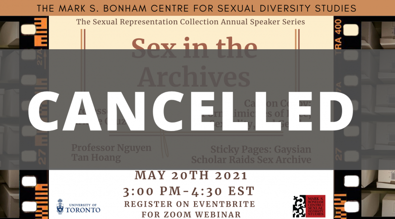 Cancelled The Sexual Representation Collection Presents Sex In The Archives With Ariane Cruz 8914